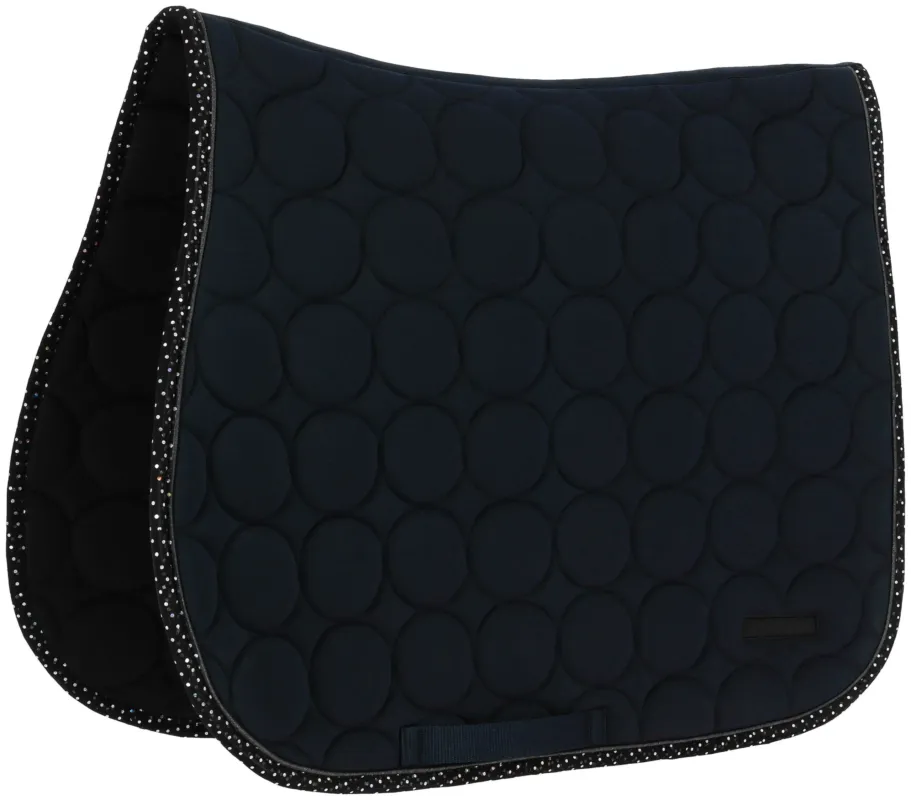 Tapis de selle mixte Equithme Disco - Cheval - Marine Acheter En Ligne