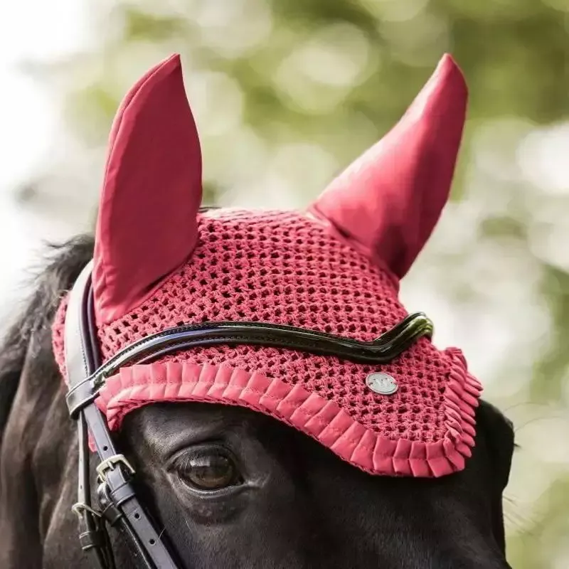 Bonnet anti-mouche cheval Florenz Waldhausen - Cheval - Bleu alpin Affaire Saisir