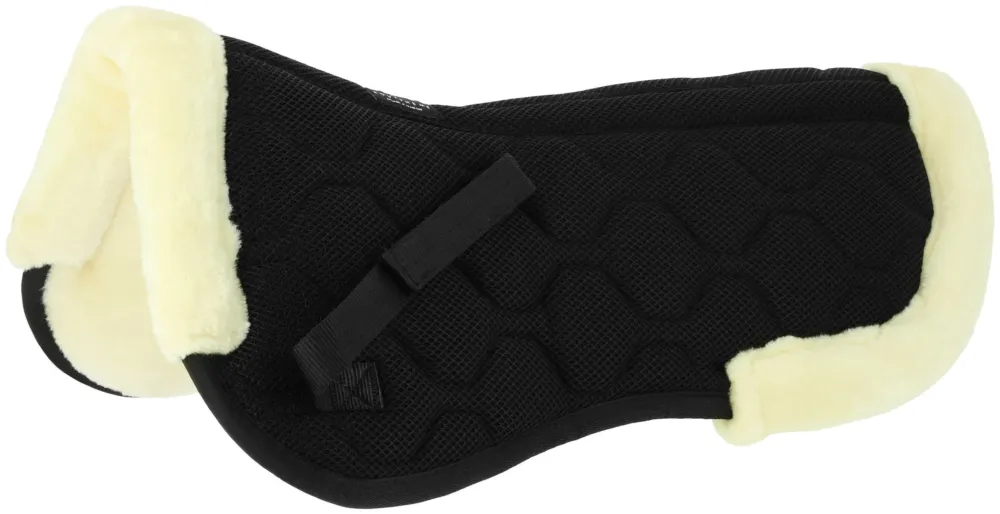 Amortisseur Equithme Hexa mesh - Cheval - Noir / cru Promotion