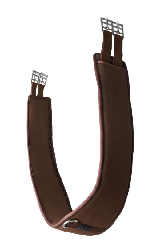 Sangle prforme noprne Frontera avec lastique Horze - 110 cm - Marron demitasse Remise