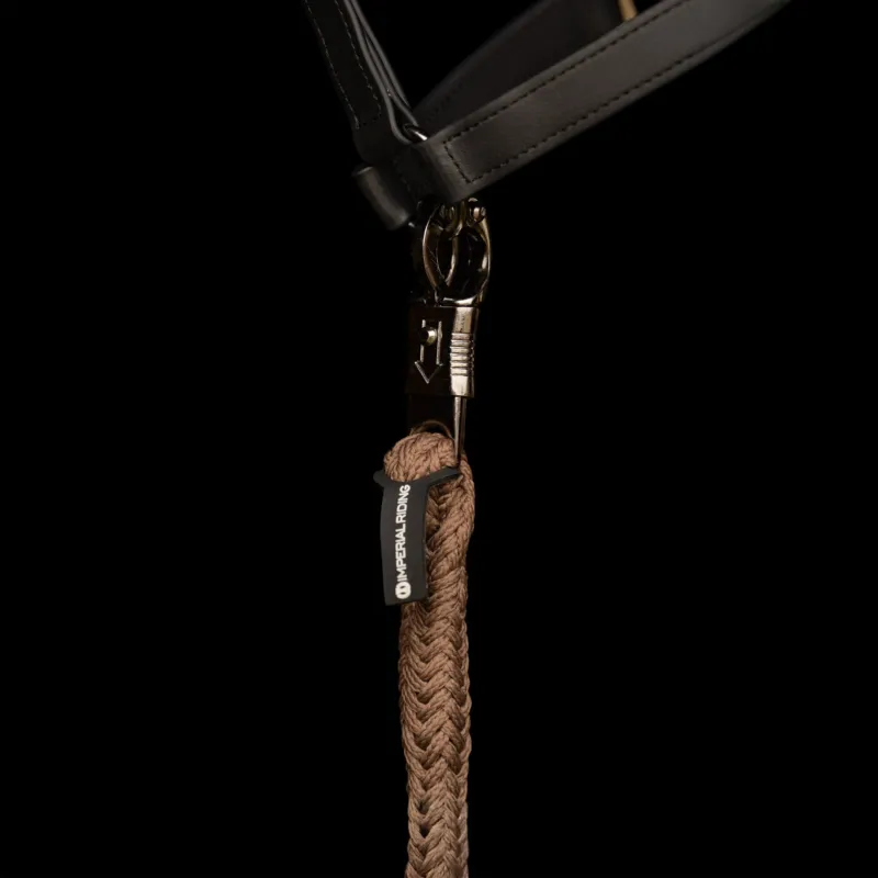 Longe d'attache Imperial Riding Classic anti-panique - Cappuccino Offre Spciale