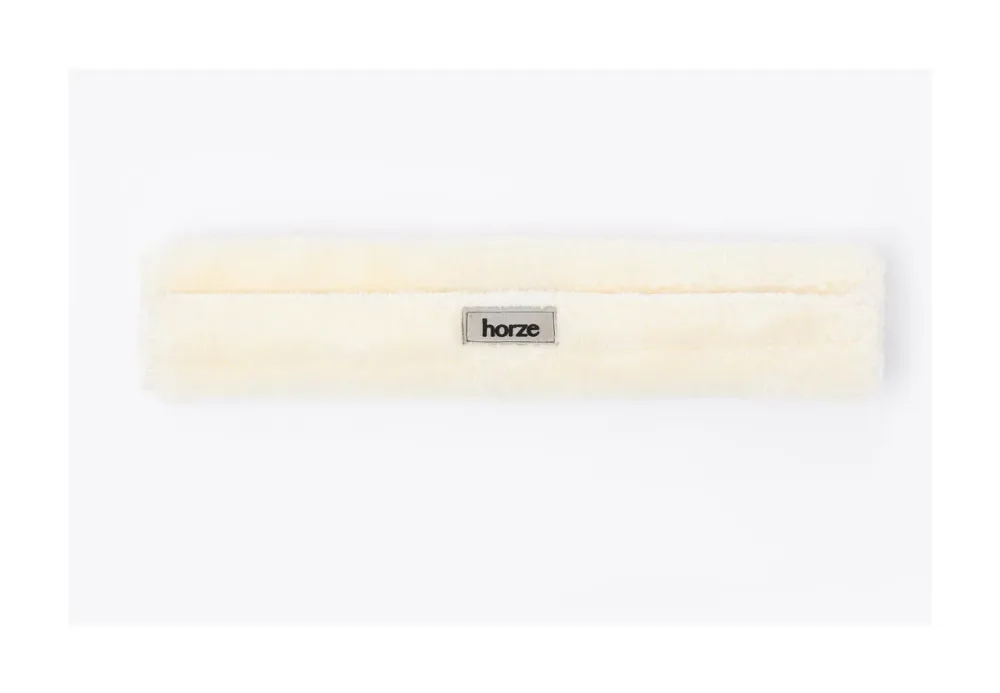 Super Prix Fourreau de rne en fausse fourrure Narvik (30 cm) Horze - 30 cm - Blanc cass