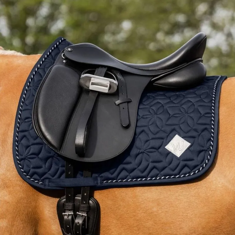Tapis cheval Marseille Waldhausen - Cheval Dressage - Bleu nuit Petit Prix