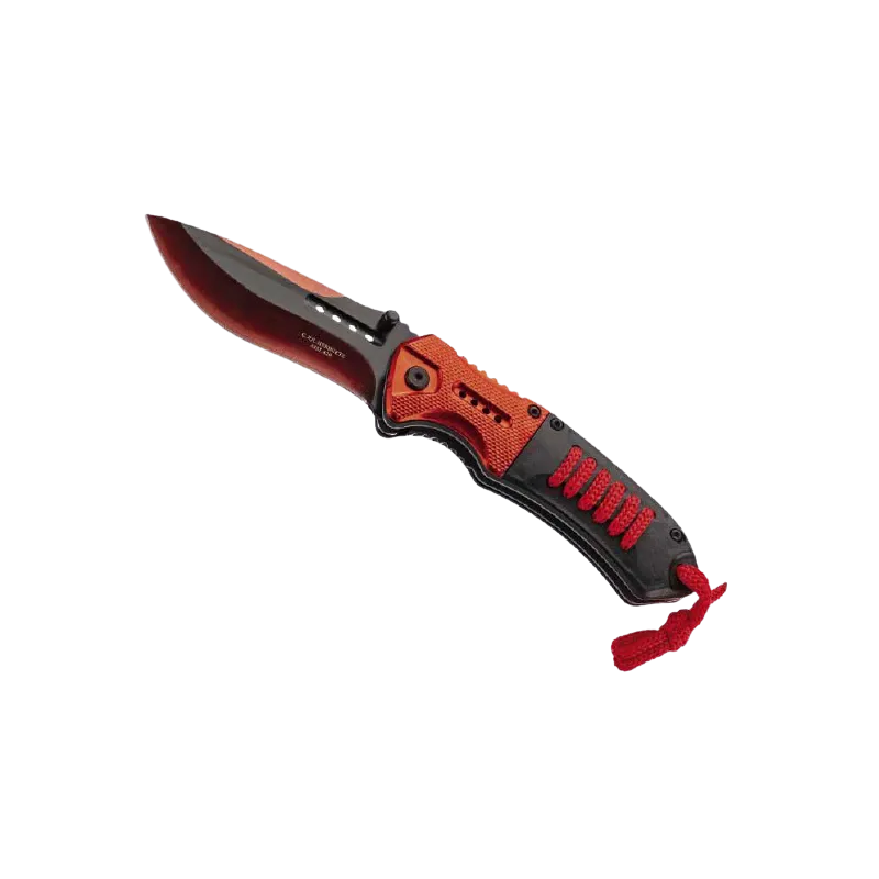 Couteau ABS rouge Vente Flash