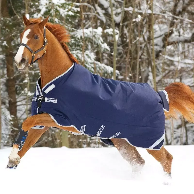 Couverture cheval Rambo Horseware Original Leg Arches 200g - 160 cm - Marine Soldes