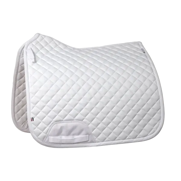 Meilleure Vente Mantilla Kingsland KLNatan Dressage Saddlepad - White / Full/Large