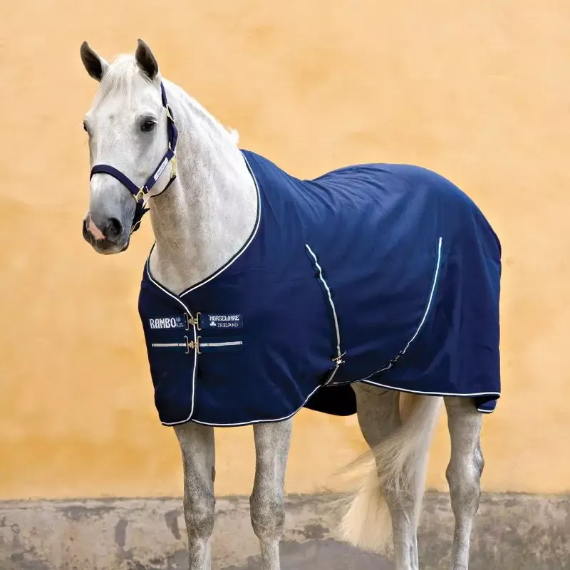 Paiement Scuris Chemise curie cheval transport Rambo Stable Horseware 0g - 155 cm - Brun