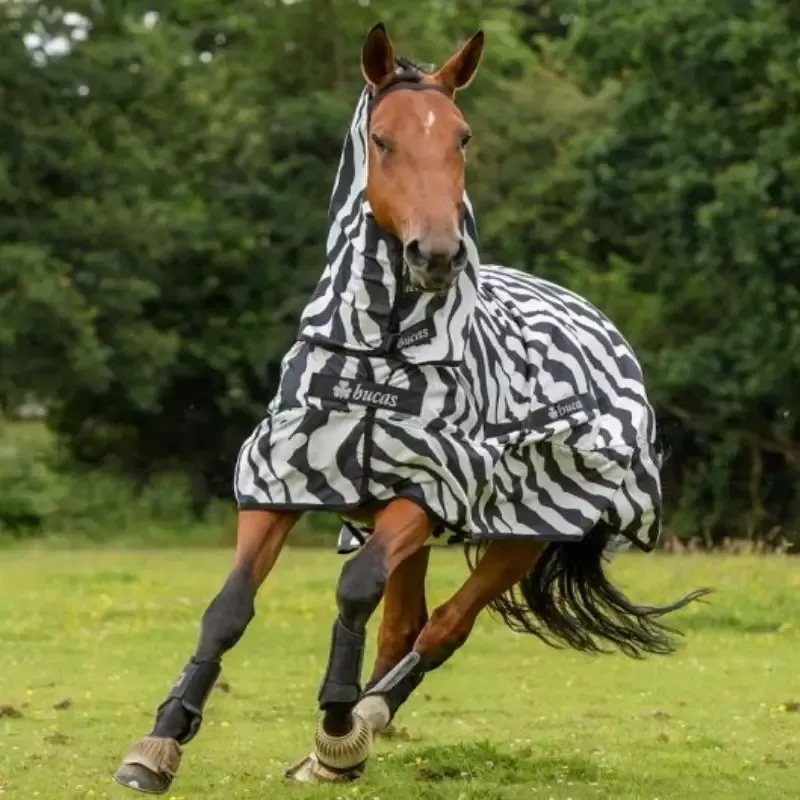 Chemise anti-dermite poney Sweet Itch Zebra Bucas - 85 cm - Zebra Super Prix