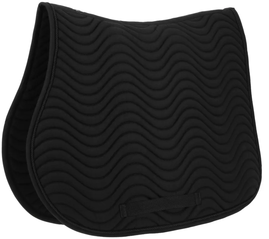 Super Prix Tapis de selle mixte Riding World Wave - Poney - Noir