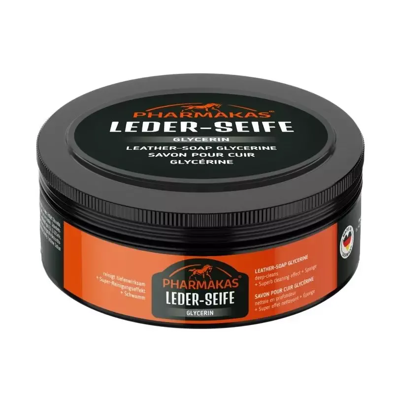 Vente Flash Leather-Soap Glycerine Pharmakas - Savon cuir quitation glycrine