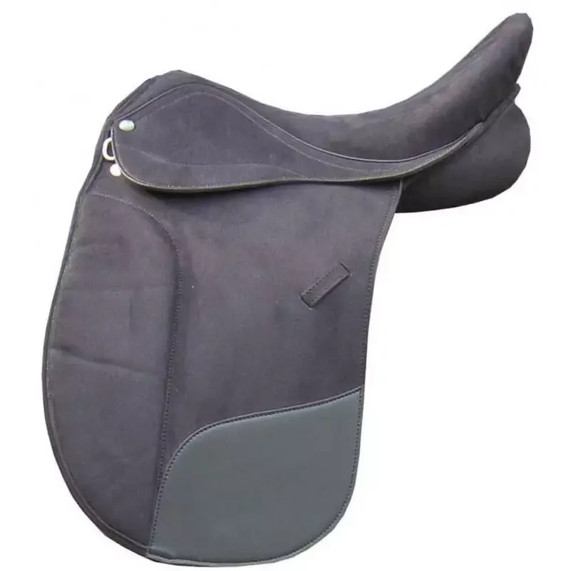 Populaire Selle cheval dressage synthtique CVHTec Cavalhorse - Noir