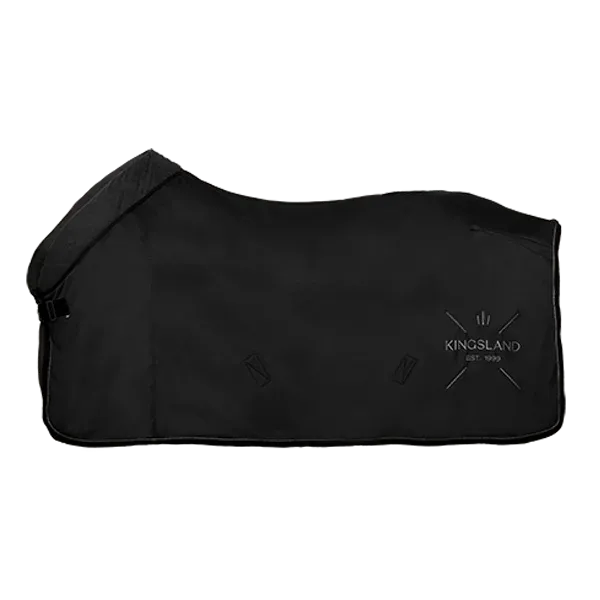 Prix Cass Manta para caballo Kingsland KLMona Fleece manta - Black / 5'6/125CM