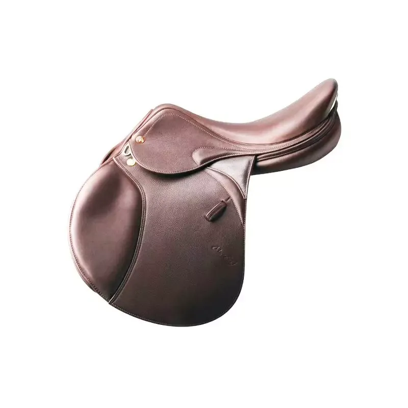 Promotion Selle cheval CSO cuir double veau Meredith Prestige - Noir