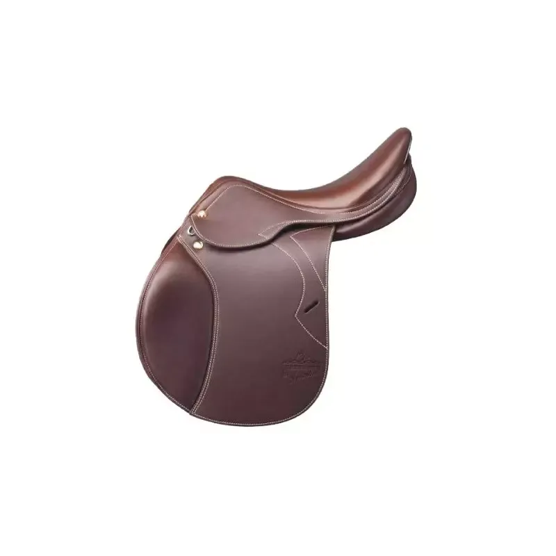 Nouvelle Collection Selle cheval CSO cuir double veau Versailles Prestige - Noir