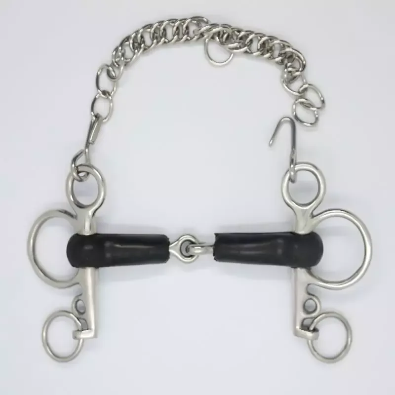 Seulement Aujourdhui Mors cheval Pelham caoutchouc Pro-Confort Horsewear