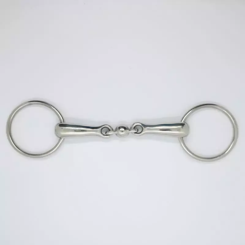 Achetez Aujourdhui Mors cheval simple double brisure lien boule 20mm Pro-Confort Horsewear