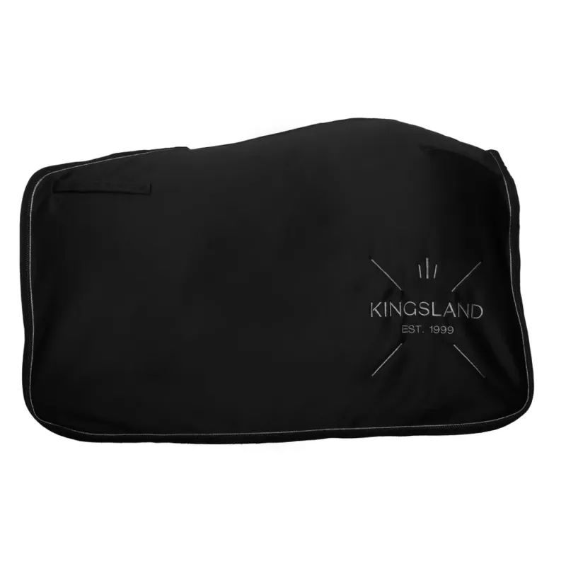 Manta para caballo Kingsland KLMona Fleece Exercise manta - Black / PONY Populaire