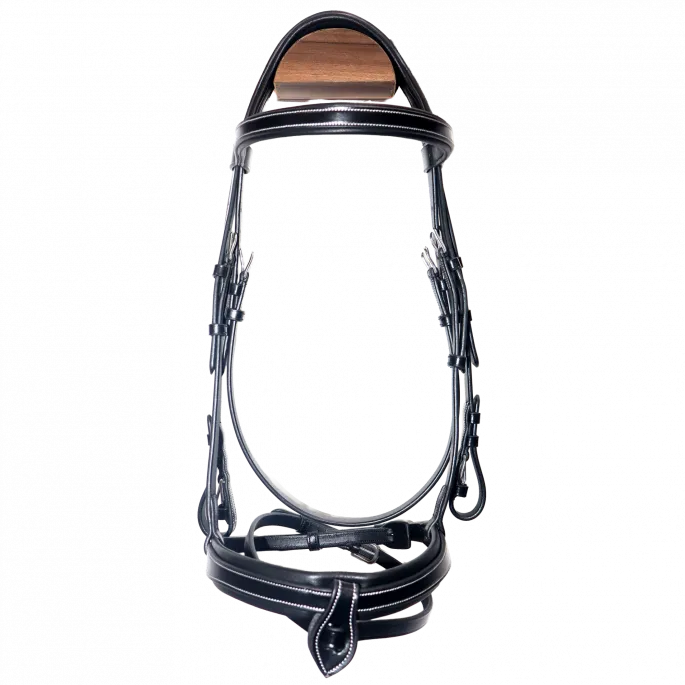 Bridon plat doubl Donatello - Canter - marron - pur-sang (cob ) Prix Promo