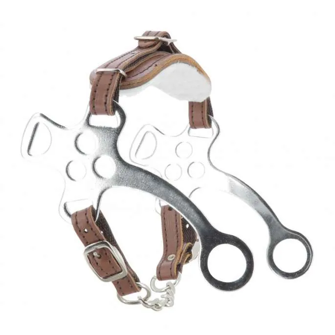 Livraison Gratuite Hackamore acier chrom - Metalab - havane - cheval (full )