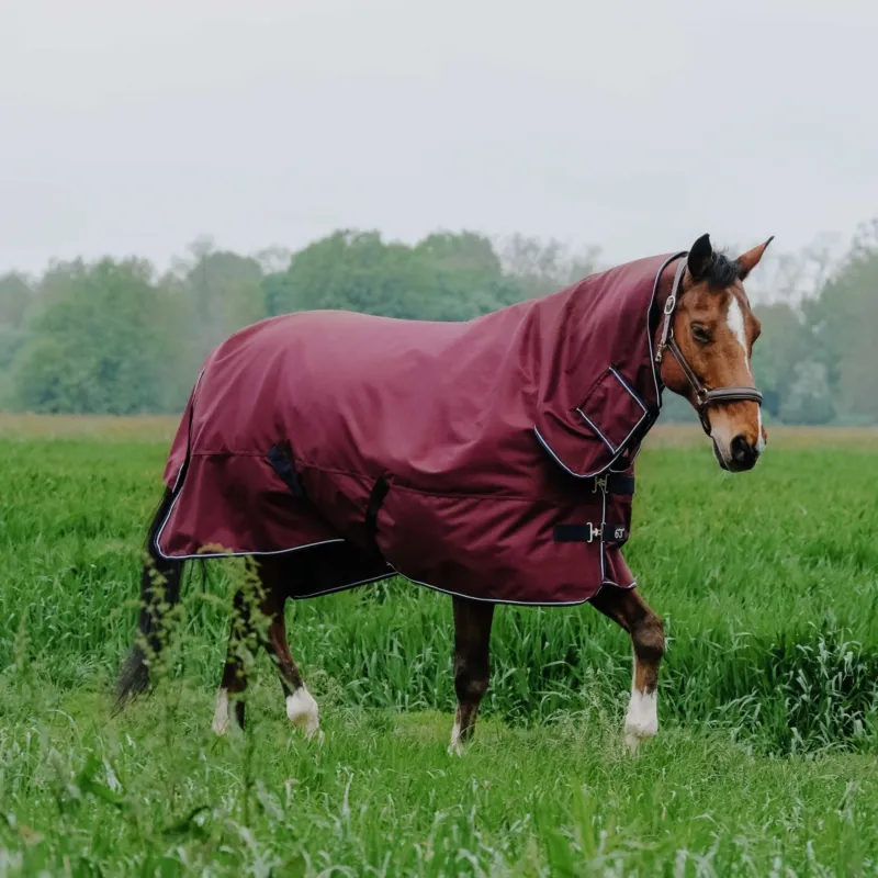 Meilleur Prix Couverture Equithme TYREX 1200D Combo - 145 cm - Bordeaux
