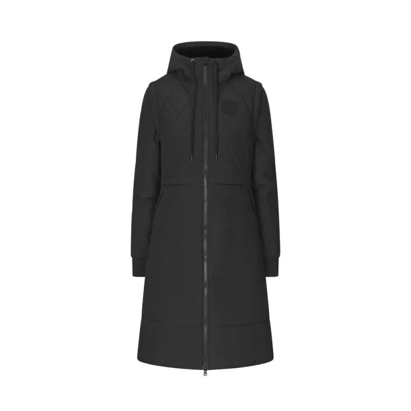 Prix Bas Outerwear Kingsland KLMary mujer Padded Riding Coat - Black / M