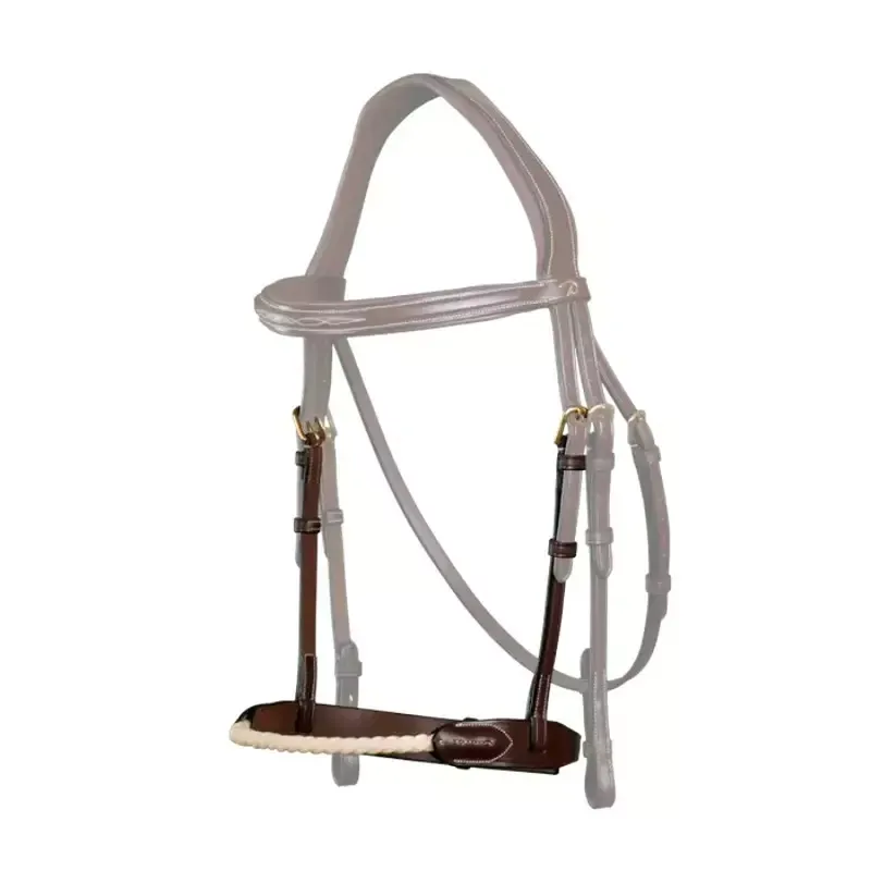 Muserolle cheval en corde D Collection Dy'on - FULL - Noisette Prix Cass