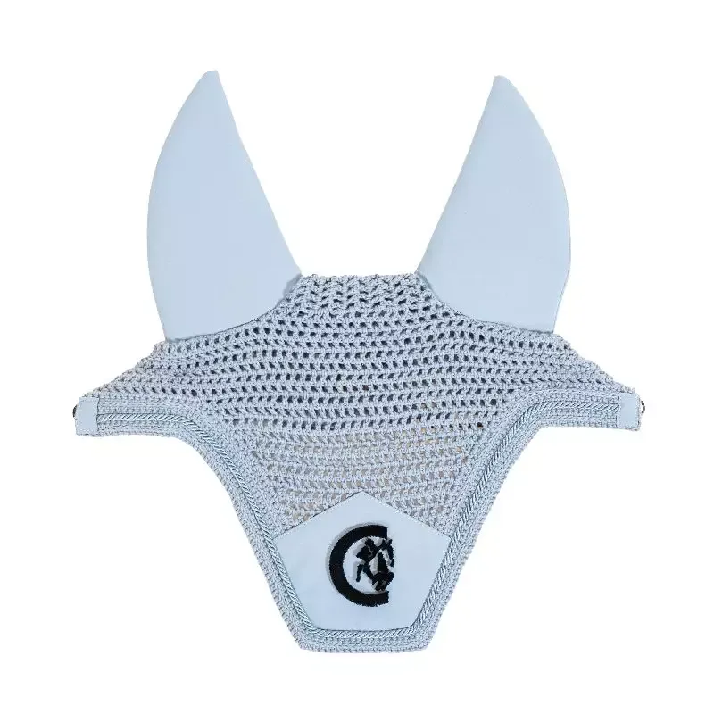 Bonnet anti-mouche cheval Wellington 3D Logo Kentucky - Cheval - Bleu Clair Acheter Direct