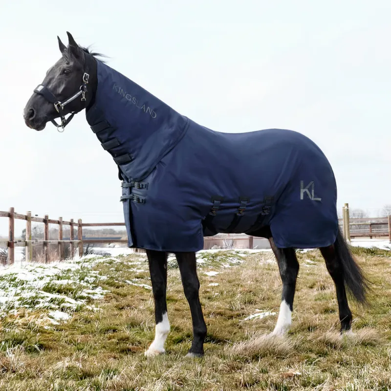 Manta para caballo Kingsland KLMindy Turnout manta - Navy / 6'3/140CM Retour Gratuit