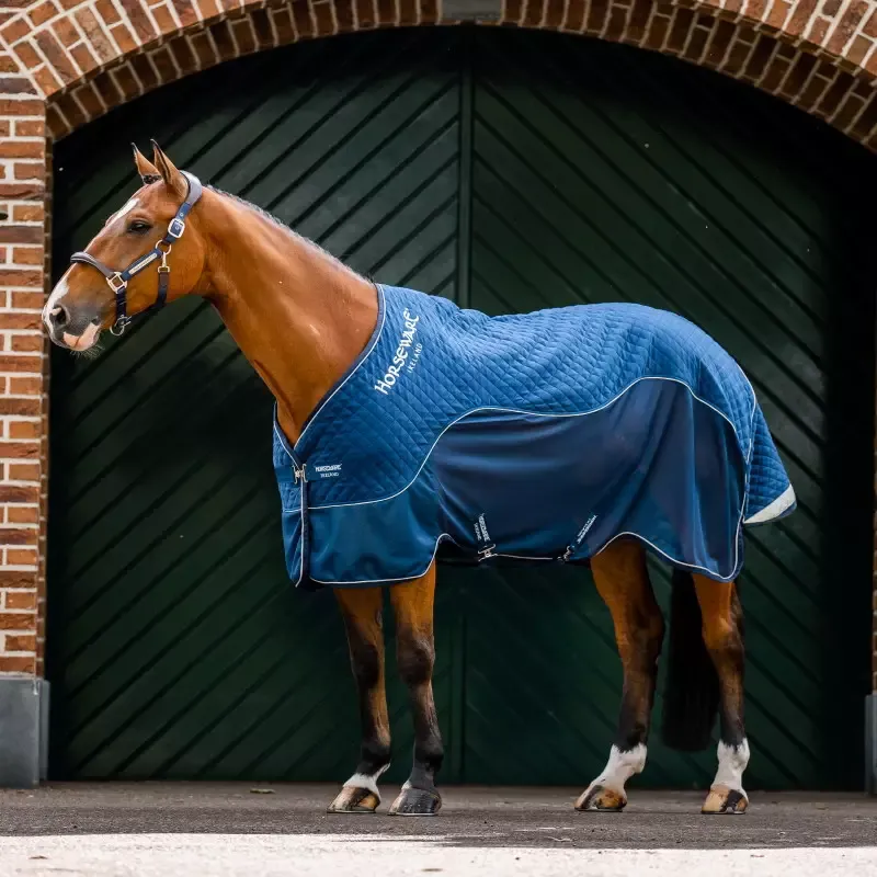 Chemise de transport cheval Travel Signature Horseware - 115 cm - Marine Offre Du Jour