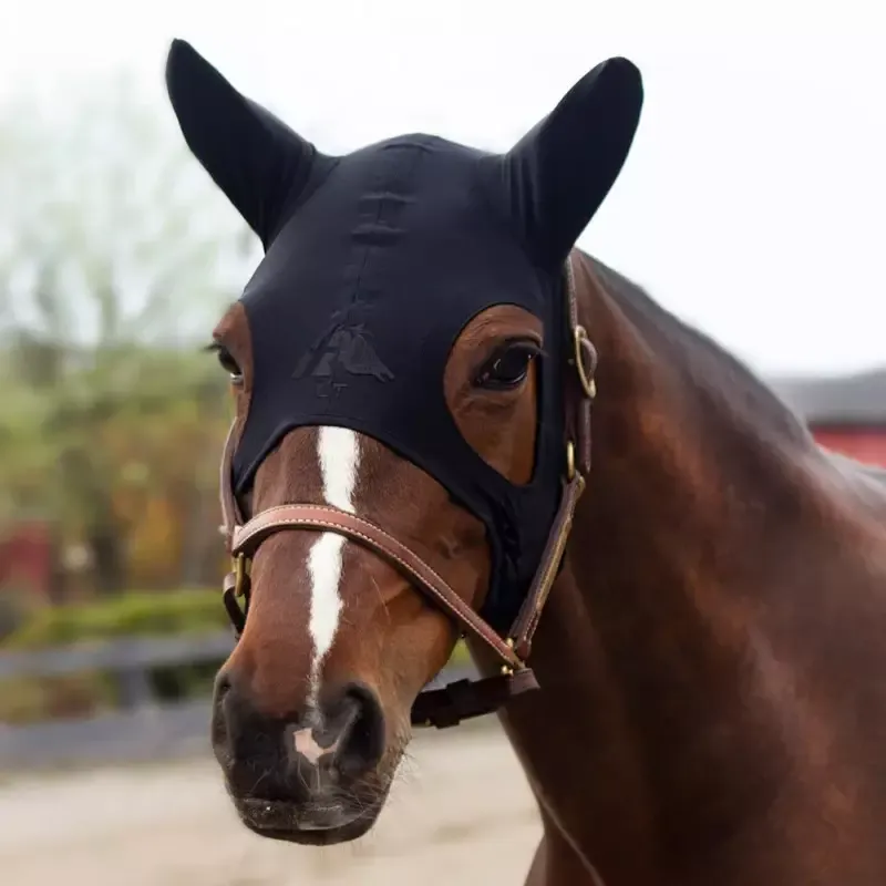 Masque stress cheval Technologie Titane Liquide avec oreilles fermeture velcro Fenwick - XS - Noir Produit De Marque