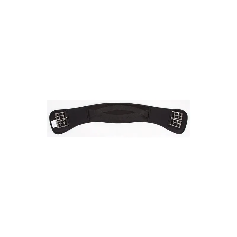 Sangle cheval dressage synthtique incurve Stable Pro - 70 cm - Noir Rduction
