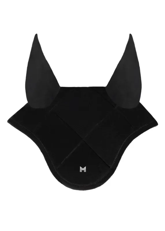 Dernier Modle Maximilian Equestrian Velvet orejeras (Black) – COB