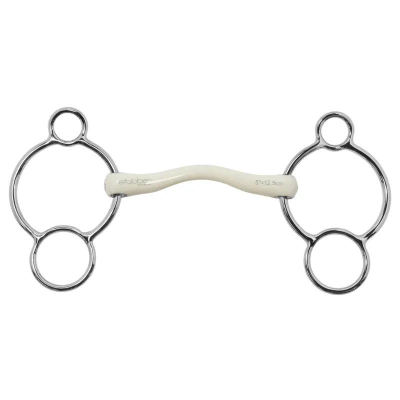 Remise 3-Ring Bits Stbben Fine Line Flex 3-Ring Trense 1312 - 13.5cm