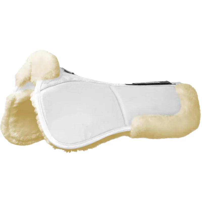 Achat Immdiat Half Pad Stbben Streamline Adjuster Lambswool Dressage Half Pad - Black