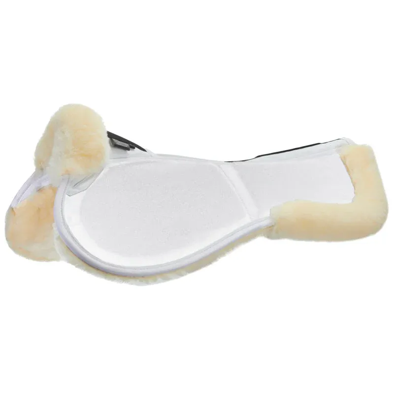 Satisfait Ou Rembours Half Pad Stbben Streamline Adjuster Lambswool Jumping Half Pad - Black
