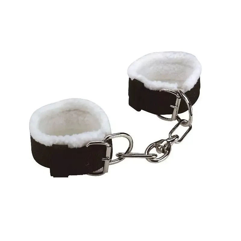 Entraves cheval nylon doubl mouton chane et tourillon - Noir Haute Qualit