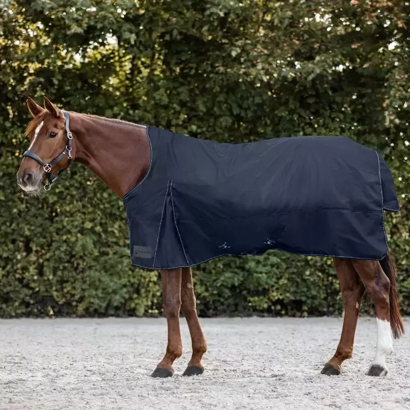 Couverture impermable cheval encolure haute Nordic High Neck Waldhausen 200g - 125 cm - Noir Dernire Chance