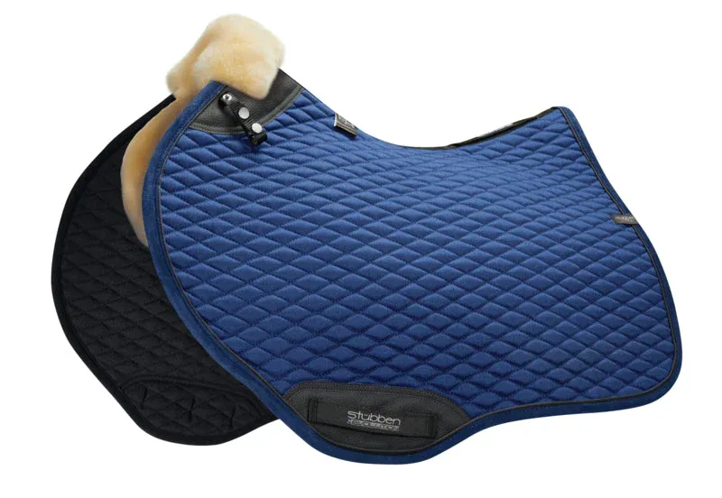 Manta para caballo Stbben Streamline Lambswool Close Contact Jumping Pad - Grey / L Commande En Gros