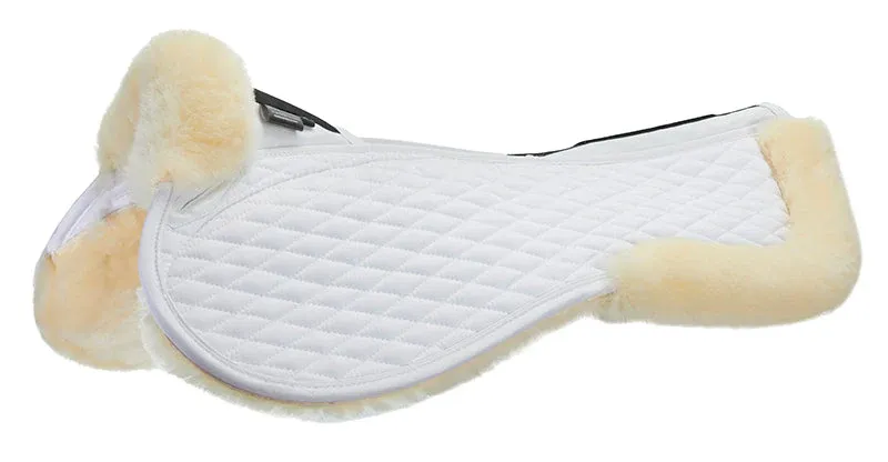 Offre Exclusive Half Pad Stbben Streamline Lambswool Jumping Half Pad - Grey / L