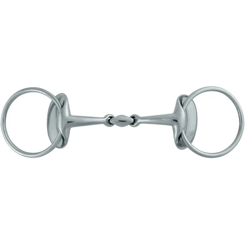 Filetes Stbben Silver Wings Snaffle Double Broken 2462 - 10.5cm Expdition Rapide