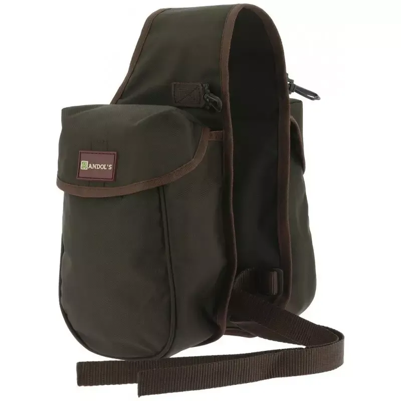 Sacoche randonne cheval avant double Randol's H West - Brun Soldes