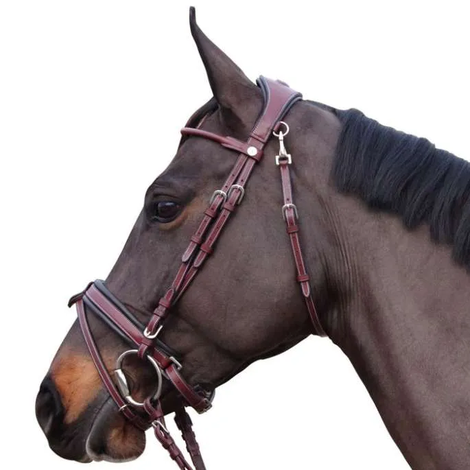 Bridon Madrid pull-back - Flags&Cup - noir - cheval (full ) Solde