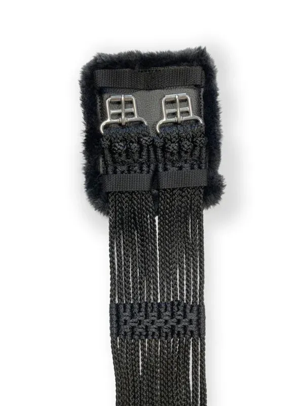 Super Prix Cincha Stbben Short Cord cincha with Padded Buckles - 80 cm / Brown
