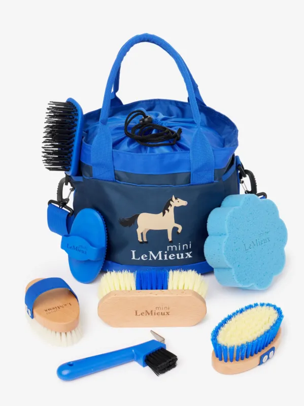 Solde Ensemble de pansage Mini LeMieux - Bleu benetton