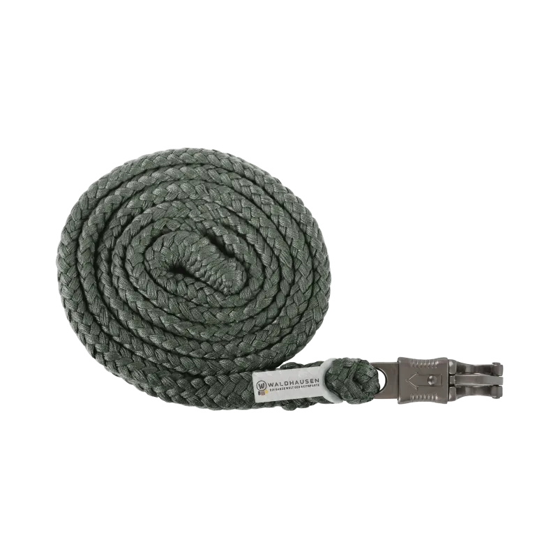 Longe cheval d'attache mousqueton de scurit Plus Waldhausen - Bleu argent Super Prix