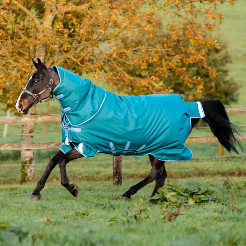 Couverture Horseware Amigo Bravo 12 Plus 400g 1200D - 115 cm - Vert / turquoise Offre Exclusive