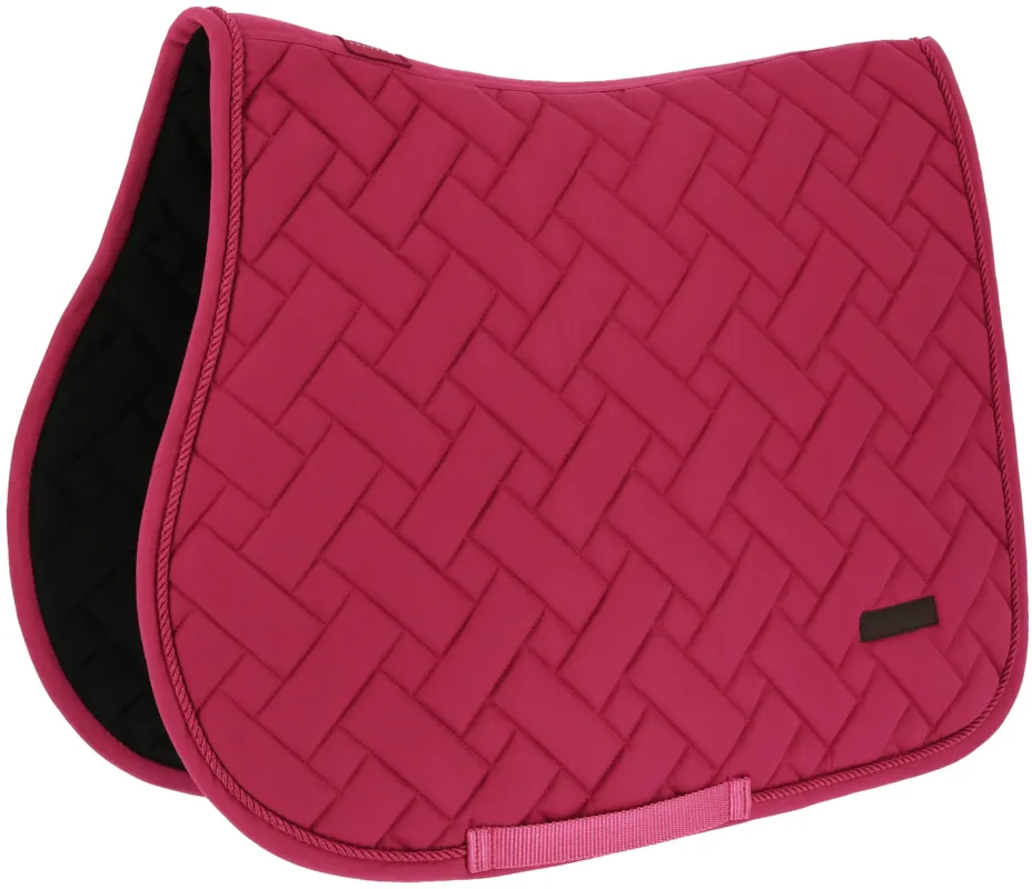 Tapis de selle mixte Equithme Starlet - Cheval - Rouge Commander Maintenant