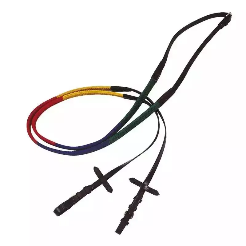 Rnes cheval caoutchouc couleurs ducatives Cavalhorse - Cheval - Noir Populaire