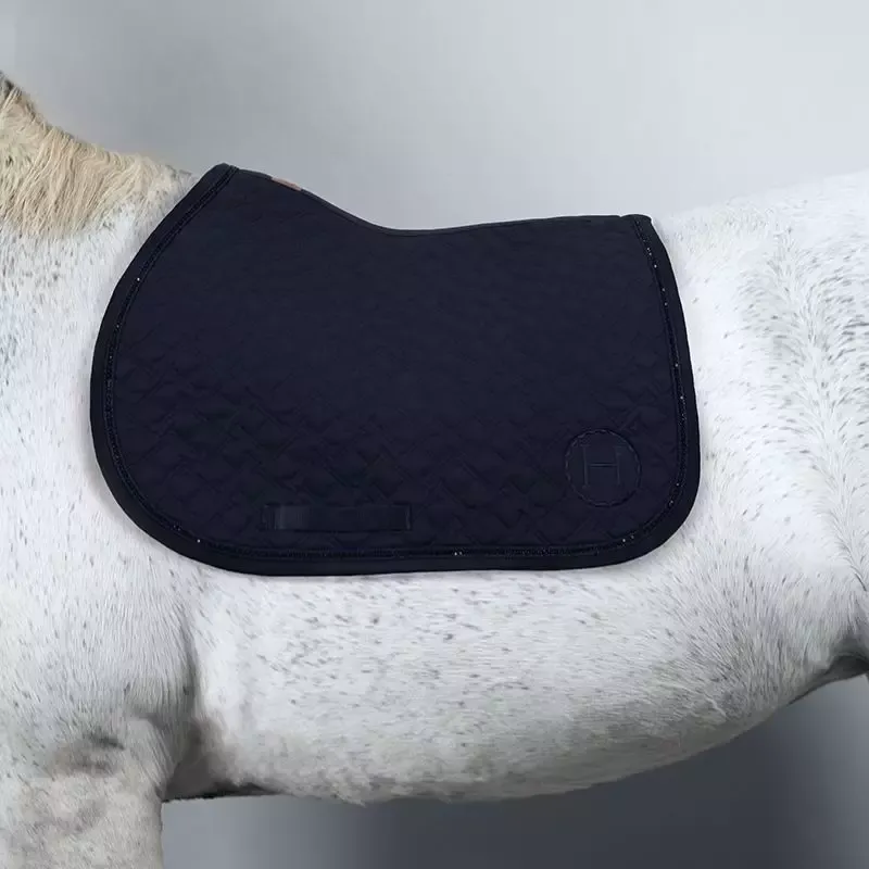 Tapis cheval Saphir Harcour - Cheval Dressage - Noir Nouvel Arrivage