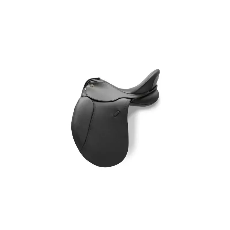 Selle cheval dressage cuir Ulla Salzgeber Rusty Kieffer - Noir Top Vente